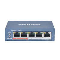 海康威视(HIKVISION) 4口8口16口24口百兆非网管POE交换机监控摄像头监控专用 DS-3E0105P-E(4口百兆POE供电)