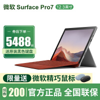 微软Surface Pro7二合一12.3英寸平板笔记本电脑十代酷睿I5/I7轻薄便携学习商务办公本 亮铂金 i7 16
