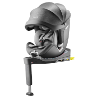 宝贝第一（Babyfirst）汽车儿童安全座椅 isofix接口（约0-4-7岁）360°旋转 i-Size认证 灵悦(