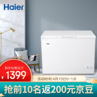 海尔（Haier） 318升商用卧式大冷冻冰柜 冷藏冷冻转换冷柜 BC/BD-318HD