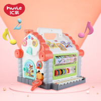 汇乐玩具（739）趣味小屋益智玩具 婴儿宝宝早教启蒙积木电子琴男女孩音乐玩具儿童生日礼物