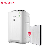 夏普空气净化器 wifi互联 净化除菌加湿 清除雾霾甲醛 霉菌异味 PM2.5 KC-WG605-W空气实时监控