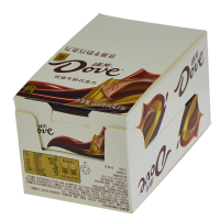 德芙 Dove巧克力丝滑牛奶巧克力盒装糖果送朋友同学520礼物 丝滑牛奶巧克力224g（14g*16块）