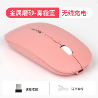 纳卓者Q801无线鼠标 办公鼠标 静音鼠标 充电鼠标 超薄便携 苹果风鼠标电脑台式笔记本通用 粉色（豪华充电升级烤漆版）