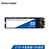 西部数据（WD) 2T SSD固态硬盘 M.2接口 Blue系列 3D技术 高速读写 大容量 五年质保