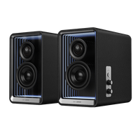 漫步者花再Halo 2.0深渊监听音箱 蓝牙电脑音响 桌面音响 HIFI级音质 电视音响 客厅音响 破界黑