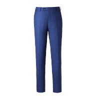 威可多（VICUTU）男士西裤纯羊毛西装裤轻正装商务修身西服长裤VRS19321967 蓝色 175/87A