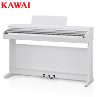 卡瓦依（KAWAI）电钢琴KDP110白 88键重锤 电子数码钢琴成人儿童初学专业家用 标配三踏板+双人琴凳礼包