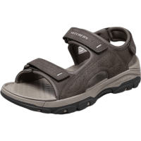 斯凯奇（Skechers）凉鞋男夏季运动休闲软底外穿沙滩鞋潮流拖鞋204105 巧克力色/CHOC 41