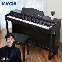 美嘉（MAYGA）MP-17 黑 电钢琴88键重锤数码钢琴专业考级电子钢琴智能钢琴全国包邮