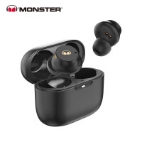 魔声（MONSTER） N-Lite 200 真无线蓝牙耳机/入耳式耳机/运动音乐耳机/适用苹果华为小米手机 黑色