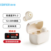 漫步者（EDIFIER）TWS1 Pro 真无线蓝牙耳机 迷你隐形运动手机耳机 通用苹果华为小米手机 云白色