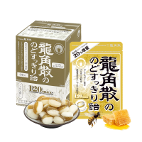 龙角散蜂胶牛奶味88g*6 嗓子不舒服润喉糖盒装日本原装进口