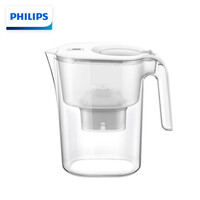 飞利浦(PHILIPS)全新升级净水壶 家用滤水壶 厨房自来水过滤净水器 AWP2814WHT