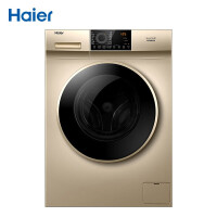 海尔（Haier）滚筒洗衣机全自动高温除菌 微蒸汽除螨 8KG纤维级防皱洗烘一体变频 EG80HB209G