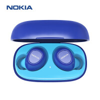 诺基亚 (NOKIA) E3100真无线蓝牙耳机撞色可爱迷你入耳双耳隐形通话运动跑步安卓苹果手机通用耳麦渐进蓝