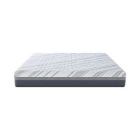 8H 双感应簧中簧高端乳胶床垫 负离子乳胶层独袋弹簧床垫厚T7 光影灰 1.5米*2米