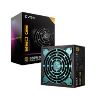EVGA艾维克 G+80plus金牌全模组 1600w/2000w/1000w 电脑机箱电源10年质 EVGA G5 额定功率850W 金牌全模组