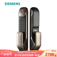西门子(SIEMENS)指纹锁智能锁家用防盗门锁进口密码锁电子锁C627 古铜金