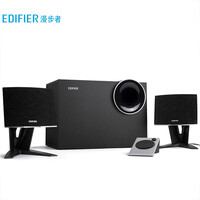 漫步者 (EDIFIER)R201T 北美版 蓝牙版 多媒体音箱 2.1声道 蓝牙音箱 音响 电脑音箱 黑色