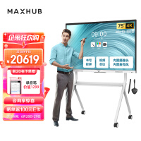 MAXHUB会议平板一体机 无线投屏会议电视 视频会议智慧屏 触摸书写电子白板 新锐Pro75英寸win10款 一价无忧
