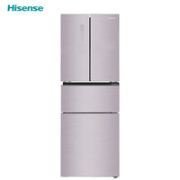 海信(Hisense)296升法式四门 冰箱风冷彩晶玻璃门绿色净化仓BCD-296WNG1DQ