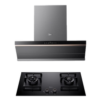 美的（Midea）抽油烟机 顶侧一体新欧式 高温蒸汽洗油烟机 齐平橱柜 23大风量 变频1000Pa静压 吸油烟机AK5pro 【单烟机AK5pro】 烟灶联动