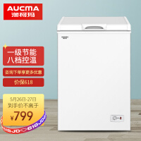 澳柯玛(AUCMA) 100升冷藏冷冻转换冰柜 迷你家用小型冷柜 一级能效 单温母婴母乳小冰箱 BC/BD-100H(NE)