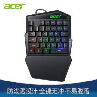 宏碁(acer) 键盘 有线键盘 游戏键盘 单手手机平板笔记本键盘 吃鸡绝地求生王座键盘 K919-JP