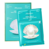JMsolution珍珠弹润面膜10片 三步护肤提亮肤色控油平衡补水保湿女敏肌适用