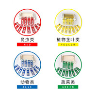 显微镜儿童玩具中小学生1200倍专业高清3合1望远镜科学实验steam套装男孩女孩六一儿童节生日礼物 48种标本(套餐内已包含)