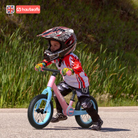Hautsafe平衡车儿童滑步车内置软减震无脚踏单车自行车滑行2-6岁英国品牌幕息粉