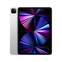Apple【Pencil套装版】 iPad Pro 11英寸平板电脑 2021年新款(128G WLAN版/M1芯片/MHQT3CH/A) 银色