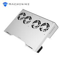 机械师(MACHENIKE)风神笔记本电脑散热器MC500 笔记本低噪散热支架 游戏本散热器 多风扇散热底座