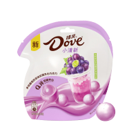 德芙（Dove）葡萄奶茶味软糖夹心巧克力30g袋装春游露营办公室小零食糖果礼物