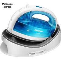 松下(panasonic)电熨斗家用 手持蒸汽挂烫机 无线蒸汽熨烫 NI-WL30 蓝色