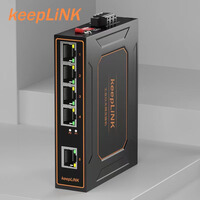 keepLINK友联KP-9000-35-5TX工业交换机5口百兆非管理型导轨式