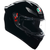 AGV爱吉威 摩托车头盔 新款K1S 机车四季全盔 骑行跑盔 男女通用 黑色 L尺码偏小建议拍大一码