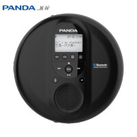 熊猫（PANDA）F-09 小度语音智能蓝牙CD机 英语光盘复读机 光碟播放器 DVD播放机学生随身听音响（黑色）