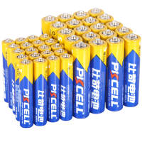 比苛（Pkcell） 比苛(pkcell)7号电池40粒七号碳性无汞环保适用鼠标遥控 碳性20节5号+20节7号