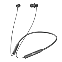 索爱（soaiy）X5挂脖式运动无线蓝牙耳机 颈挂式超长续航 跑步入耳式音乐耳机 适用于苹果华为安卓耳麦 黑色