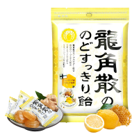 龙角散 蜂蜜柠檬生姜味润喉糖果 69.3g