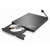 联想ThinkPad光驱 笔记本台式机USB 超薄外置移动光驱DVD刻录机 4XA0F33838黑色