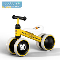 乐的（Luddy）儿童平衡车学步车可坐可滑行防侧翻减震降噪滑步车 小黄鸭 1-2岁