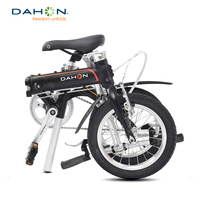 大行（DAHON） 顺丰发货折叠自行车14寸超轻铝合金成人学生便携单车BYA412 黑色