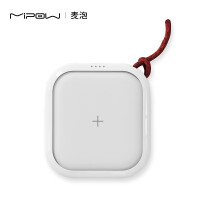 MIPOW苹果13Pro/Max无线充电宝10000毫安快充移动电源无线充电器 白色