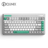 IQUNIX OG80-虫洞 机械键盘 三模机械无线键盘 蓝牙键盘 热插拔客制化键盘 TTC金粉轴无光版