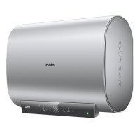 海尔（Haier）热水器电热水器扁桶储水式纤薄双胆3300W速热镁棒免更换一级能效BK1海尔 60L 3300W 水质可视化 BK1