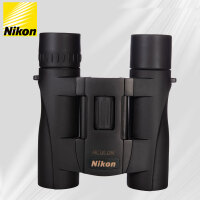 尼康Nikon双筒望远镜ACULON小巧便携高清高倍户外观景手机拍照望眼镜A30 10X25黑色