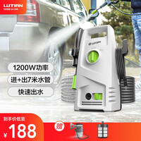 绿田LUTIAN高压洗车机家用清洗机自助洗车泵刷车泵洗车神器洗车水枪 瓦力 入门版-1200W+短枪+进出7米管